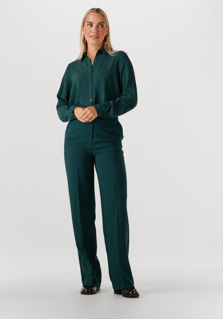 Donkergroene MODSTRÖM Wijde broek GALE PANTS - large