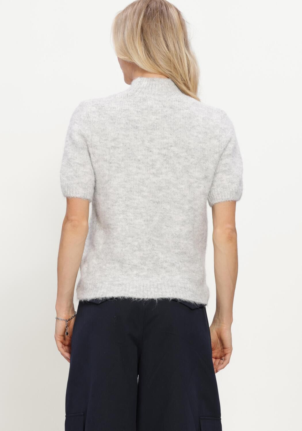 CIRCLE OF TRUST Pull CARA KNIT Gris clair - large