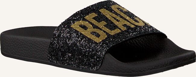 Zwarte THE WHITE BRAND Slippers GLITTER BEACH KIDS Zwarte THE WHITE BRAND Slippers GLITTER BEACH KIDS - large