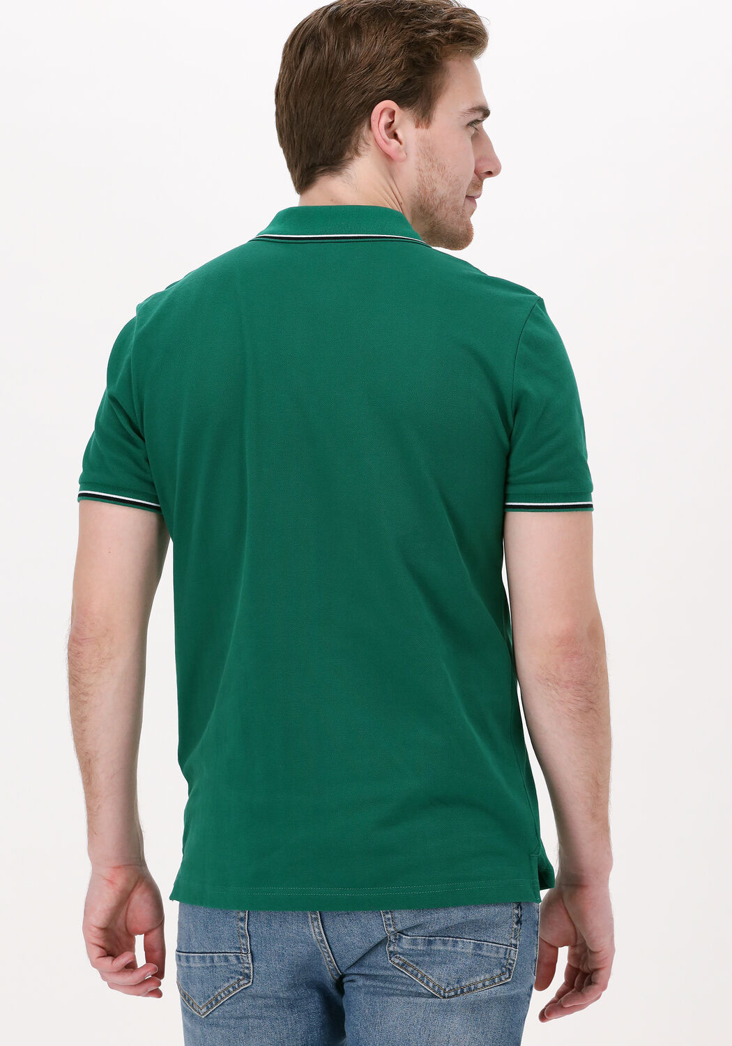 DIESEL Polo T SMITH D Vert fonce Omoda