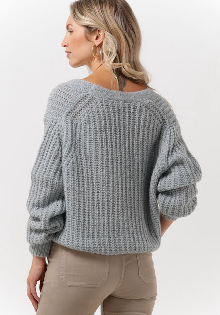 Blauwe BY-BAR Vest KATY CARDIGAN - large
