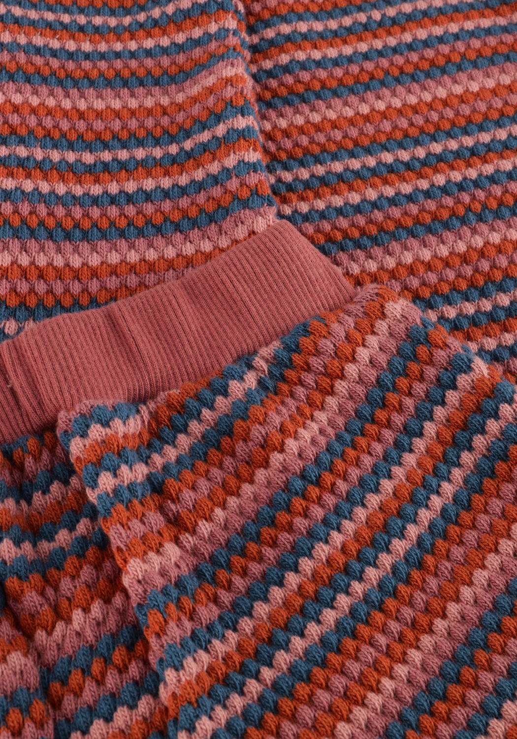 YOUR WISHES Pantalon large FADE BUBBLE KNIT WIDE LEG PANTS en multicolore - large