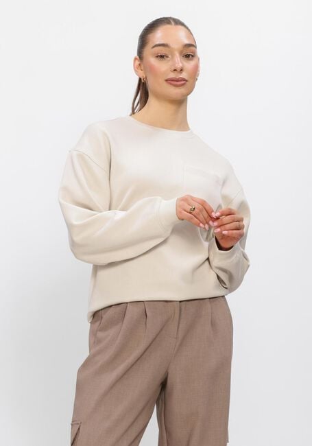 Beige MSCH COPENHAGEN Sweater MSCHILLIANA IMA Q SWEATSHIRT - large