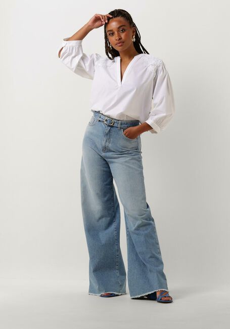 TWINSET MILANO WOVEN BLOUSE Blouses en blanc - large