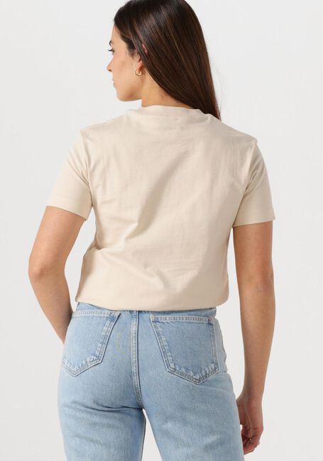 CALVIN KLEIN T-shirt CK APPLIQUE REGULAR TEE en beige - large