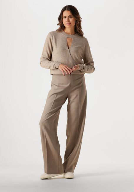 VANILIA Pull PEEKHOLE WRAP SWEATER en beige - large