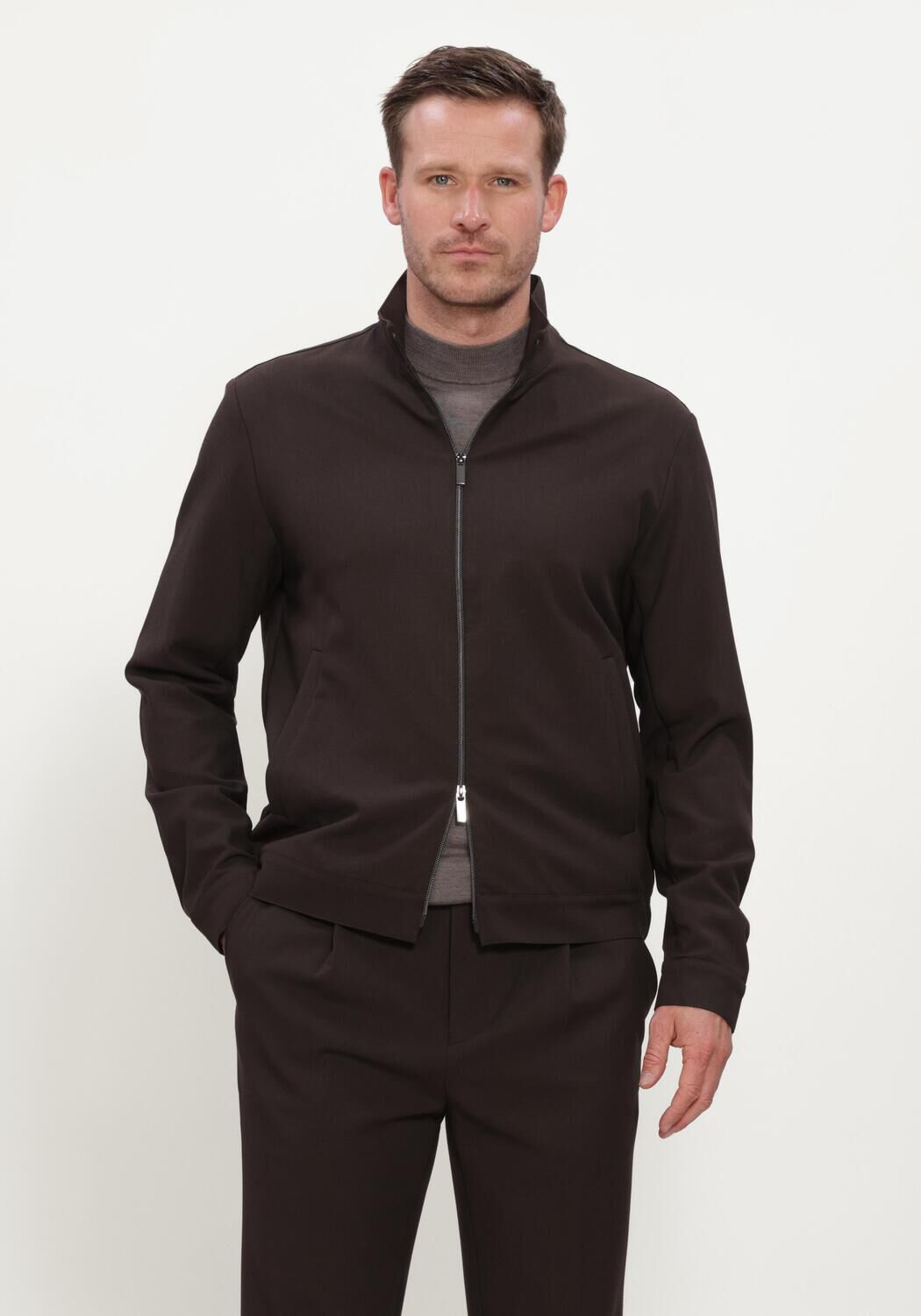 STEFANO LAURAN SL-CAMIEL Surchemises en marron - large