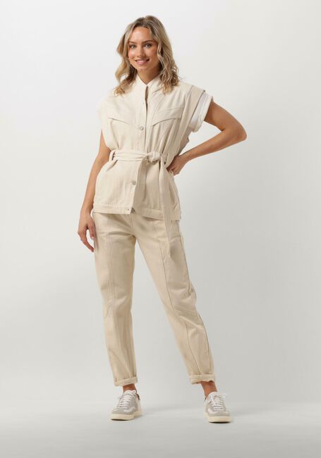 Creme MINUS Pantalon VASIA HIGH WAISTED PANTS - large