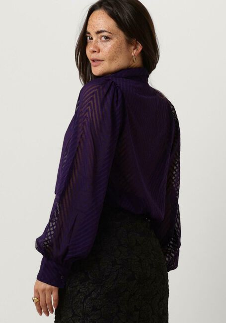 FREEBIRD Blouse WV-ZIGZAG-JACQ-PES-23-3 en violet - large