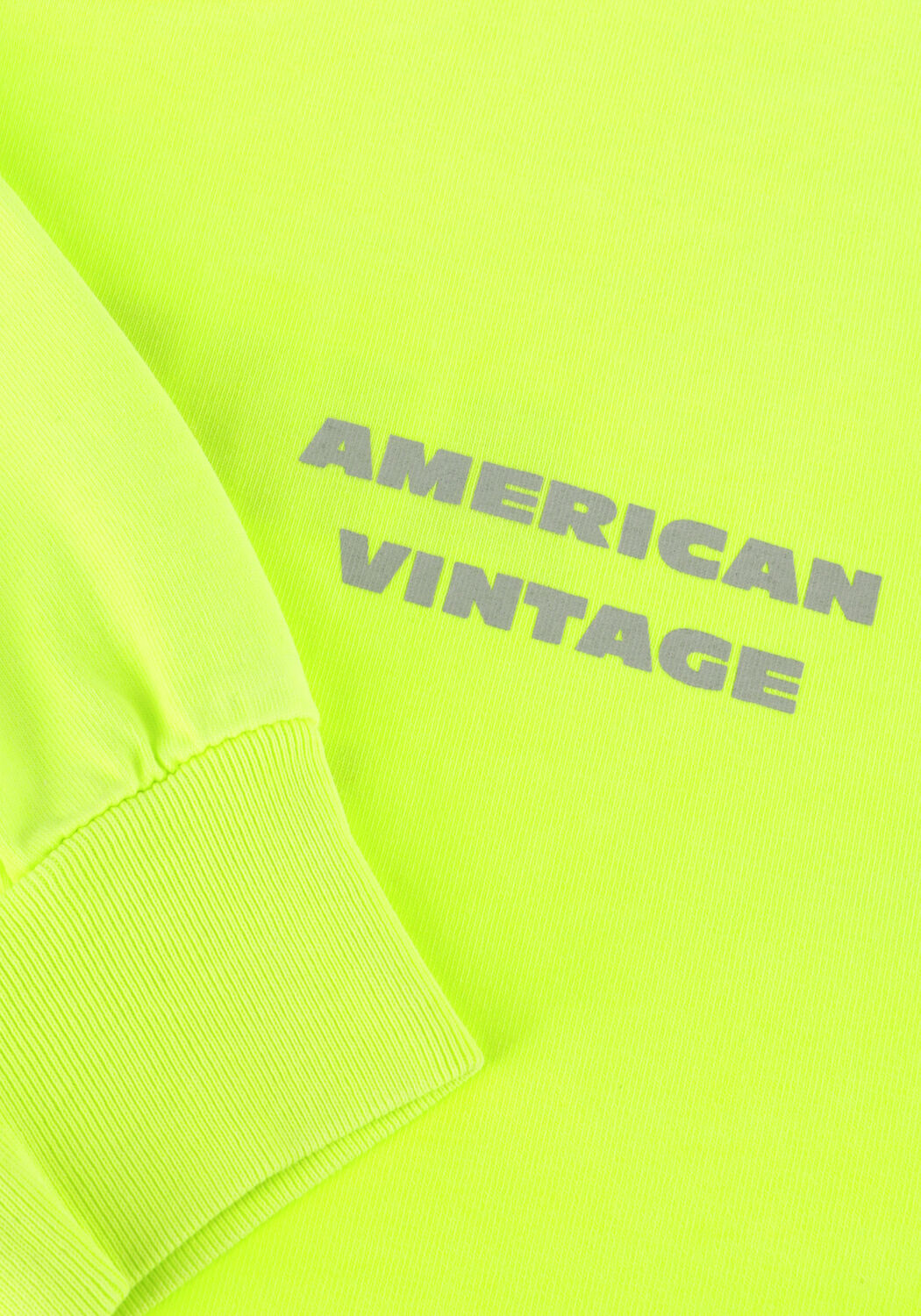 Gele AMERICAN VINTAGE T-shirt FIZVALLEY 2 - large