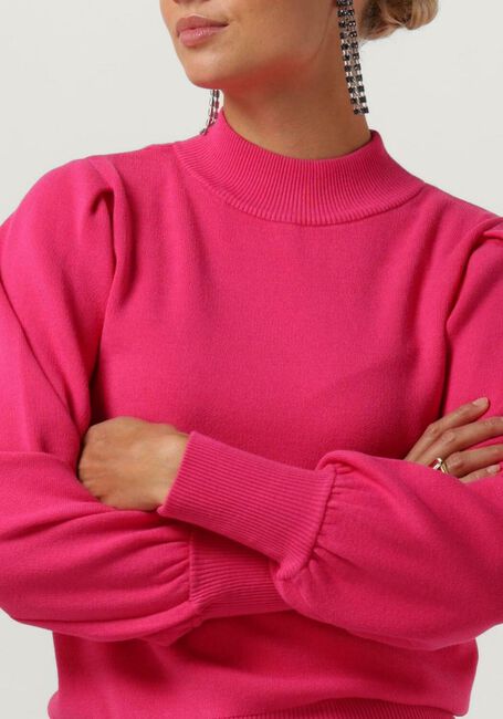 Fuchsia Y.A.S. Trui YASFONNY LS KNIT PULLOVER S.NOOS - large
