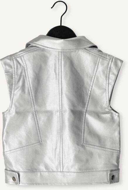 Zilveren INDIAN BLUE JEANS Gilet VEGAN LEATHER SLEEVELESS GILET Zilveren INDIAN BLUE JEANS Gilet VEGAN LEATHER SLEEVELESS GILET - large