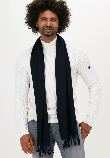 Blauwe TOMMY HILFIGER Sjaal UPTOWN WOOL SCARF - large