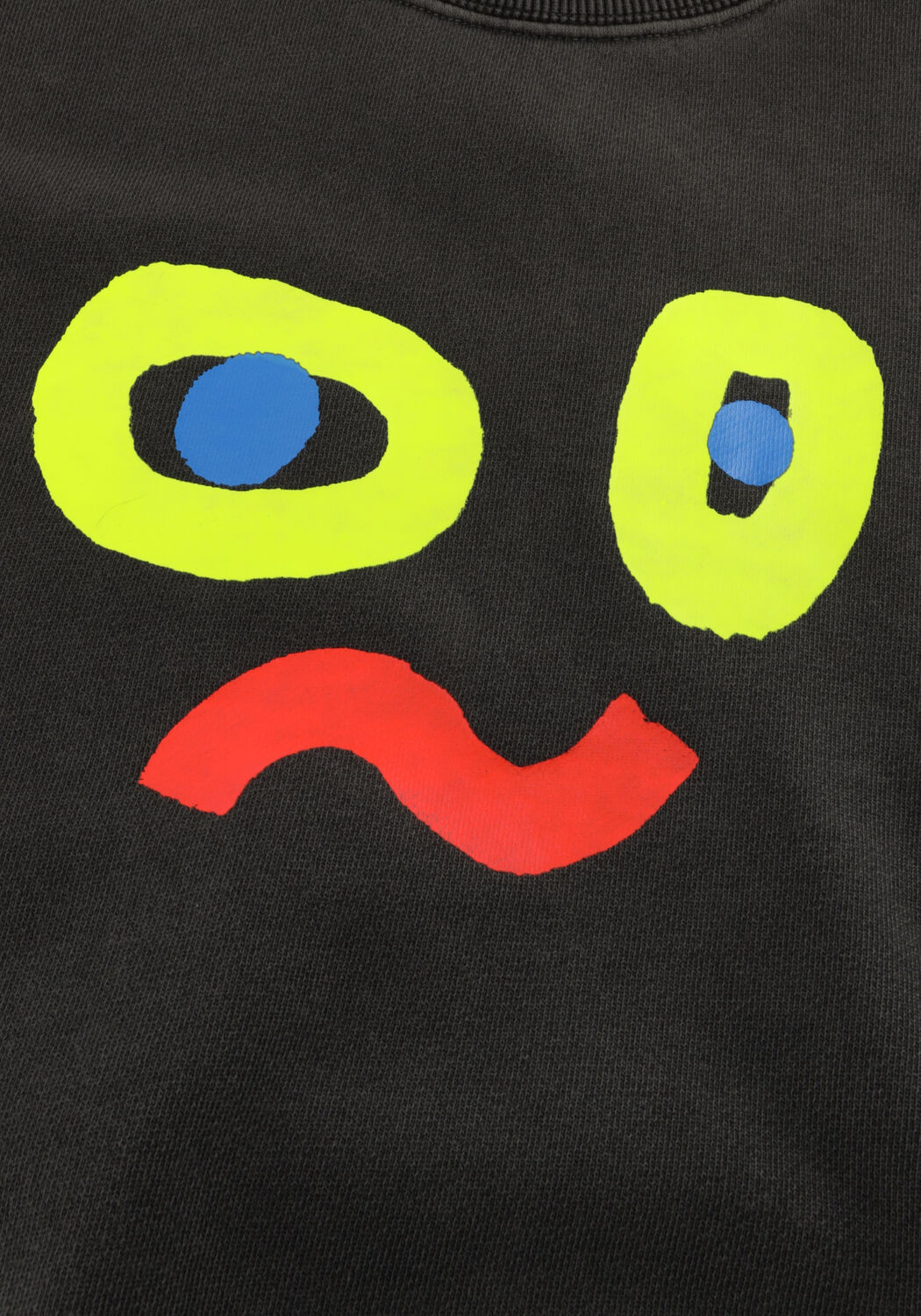 Jelly Mallow Trui CATCHY FACE PIGMENT SWEATSHIRT - large