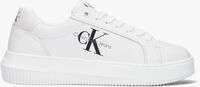 Witte CALVIN KLEIN Lage sneakers CHUNKY CUPSOLE LAC UP DAMES