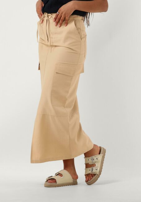 ANOTHER LABEL Jupe maxi IMANE SKIRT en beige - large