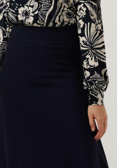 VANILIA Jupe midi DOUBLE PUNTO MIDI SKIRT Bleu foncé - large