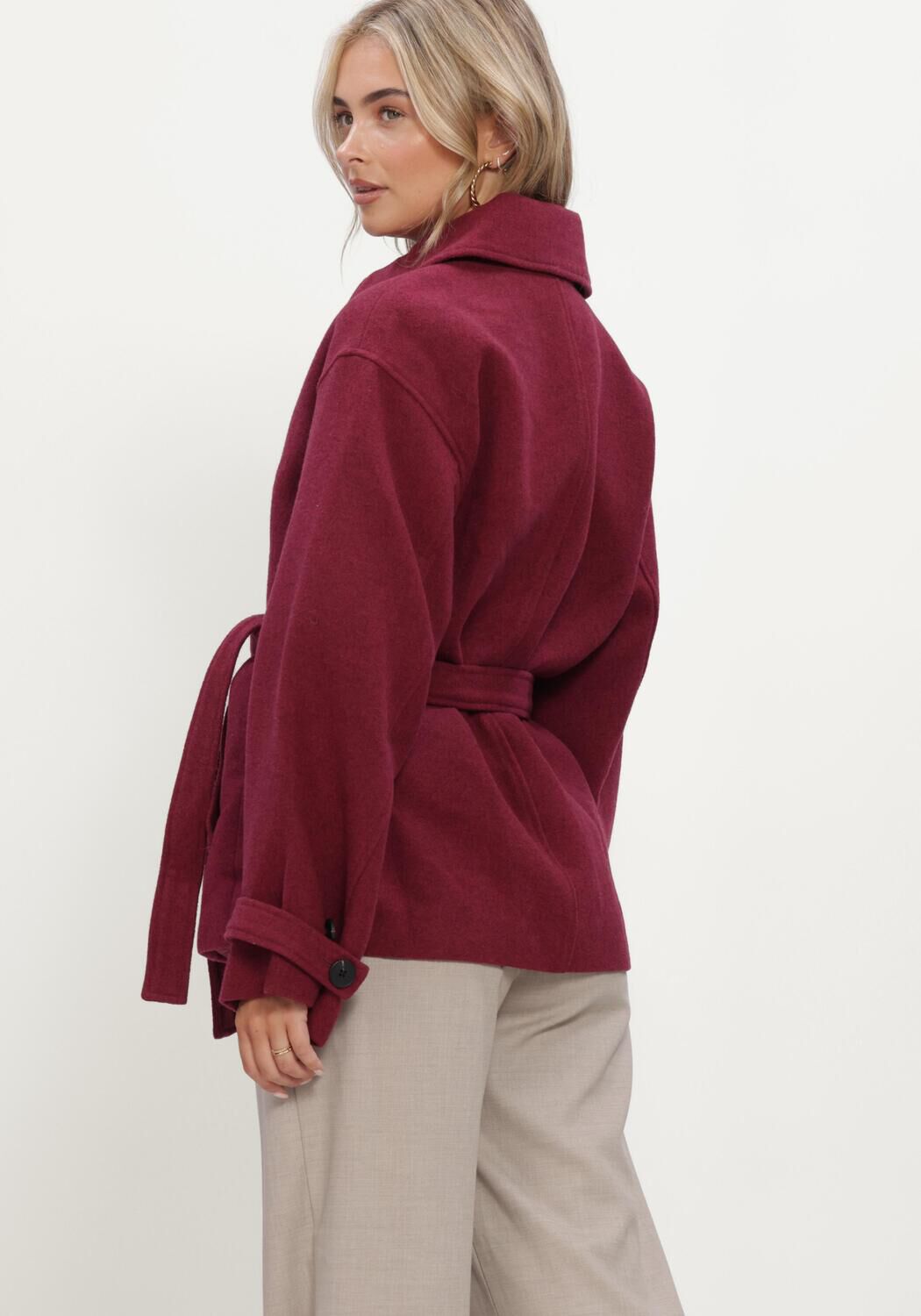 MSCH COPENHAGEN Jack MSCHAMARANDA JACKET Bordeaux - large