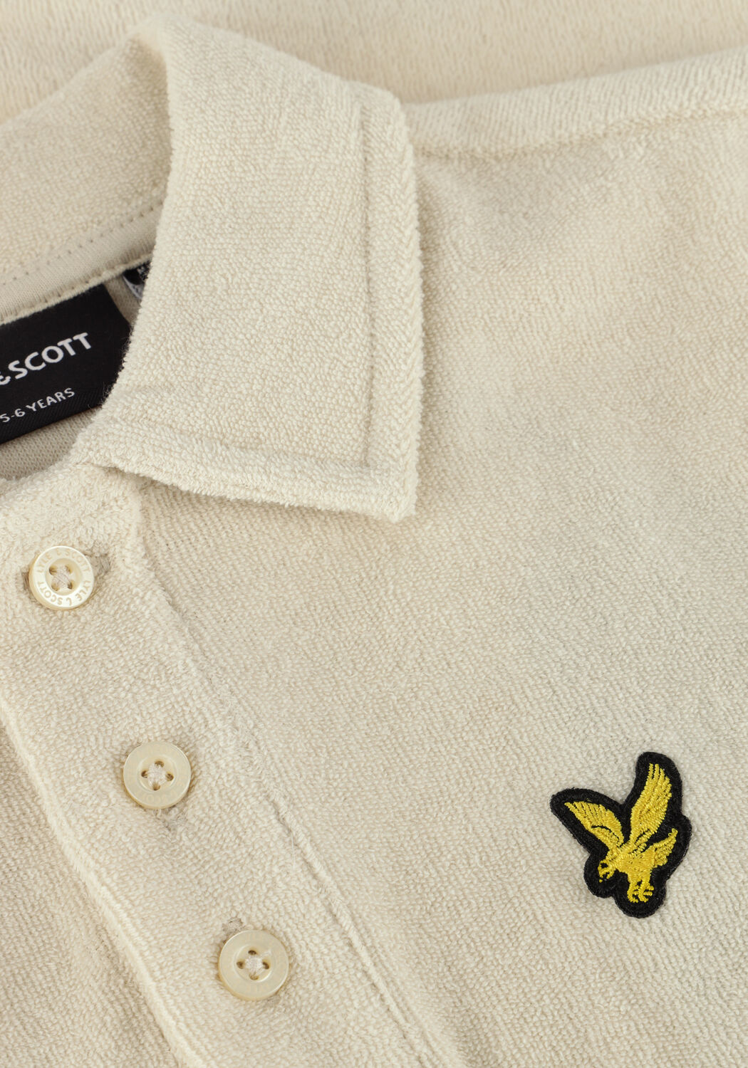 LYLE & SCOTT Polo TOWELLING POLO SHIRT &Eacute;cru - large