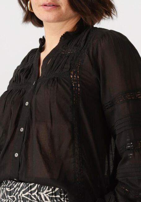 Zwarte NEO NOIR  LYLA S VOILE BLOUSE - large