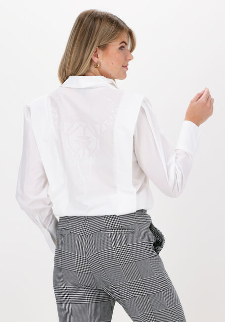 Witte ALIX THE LABEL  POPLIN BLOUSE - large
