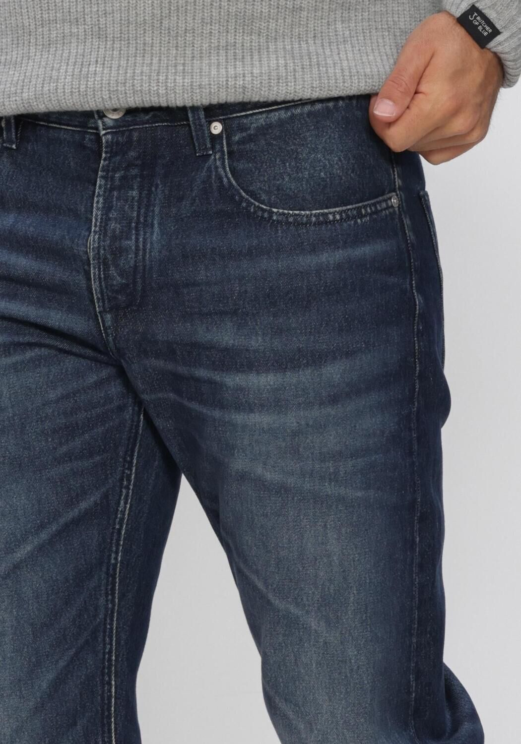 Donkerblauwe BUTCHER OF BLUE Straight leg jeans STOCKTON STRAIGHT REDDING DK AGED - large