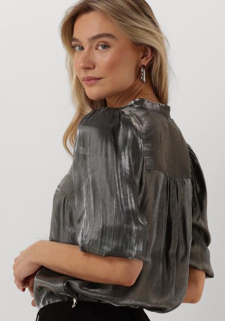 JANSEN AMSTERDAM SQ782 BLOUSE BO Blouses en gris - large