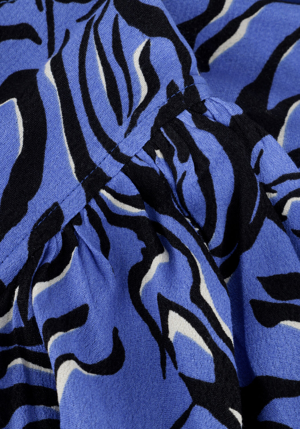 ENVII Robe maxi ENRUBY SS MIDI DRESS AOP 6696 en bleu - large