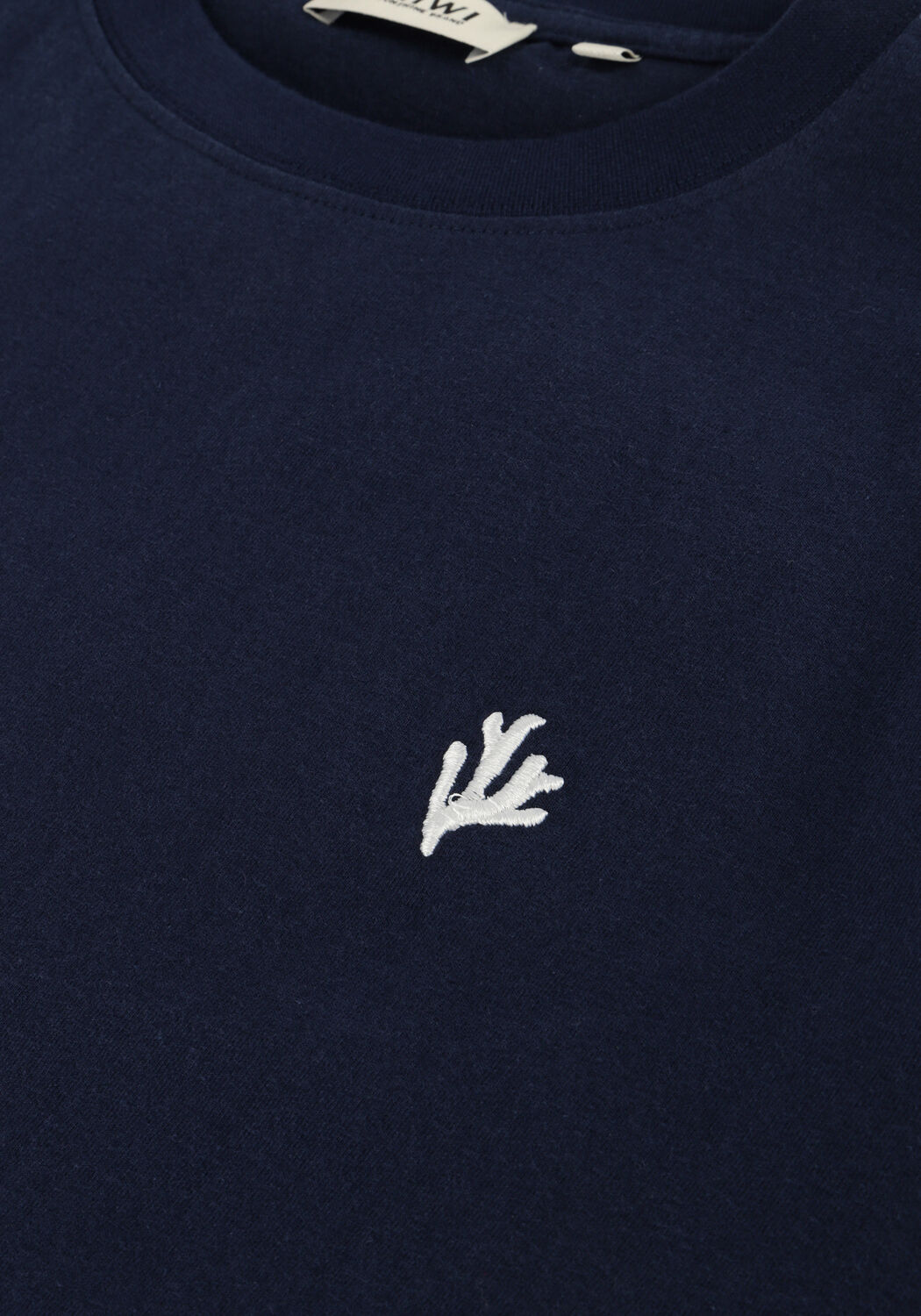 SHIWI T-shirt MEN FINN RELAXED T-SHIRT CORAL LOGO Bleu fonc&eacute; - large