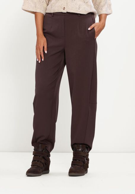 OBJECT Pantalon large OBJLISA HW ANKEL BARREL en marron - large