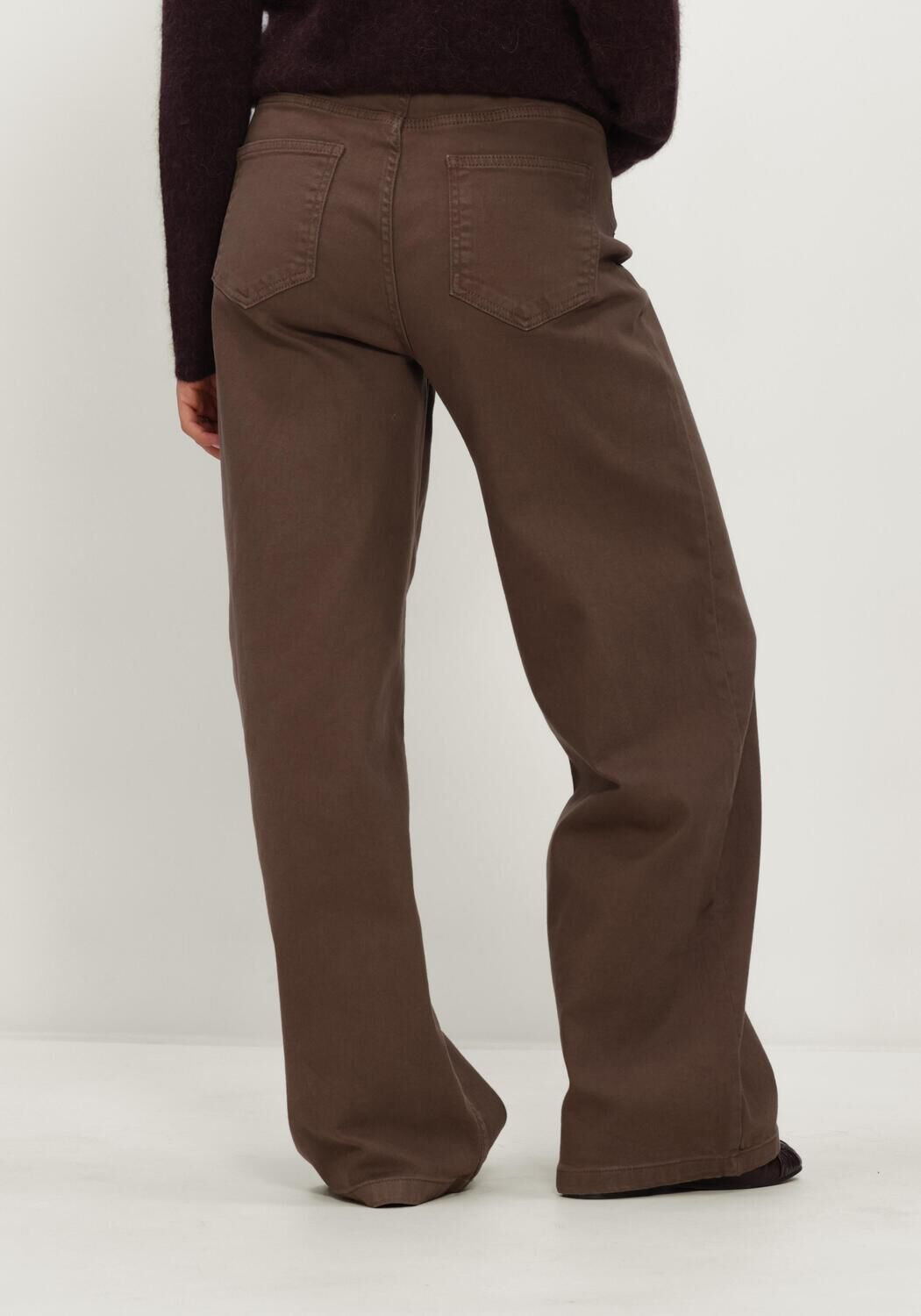 MODSTR&Ouml;M ISOLDEMD DYE PANTS Pantalons en marron - large