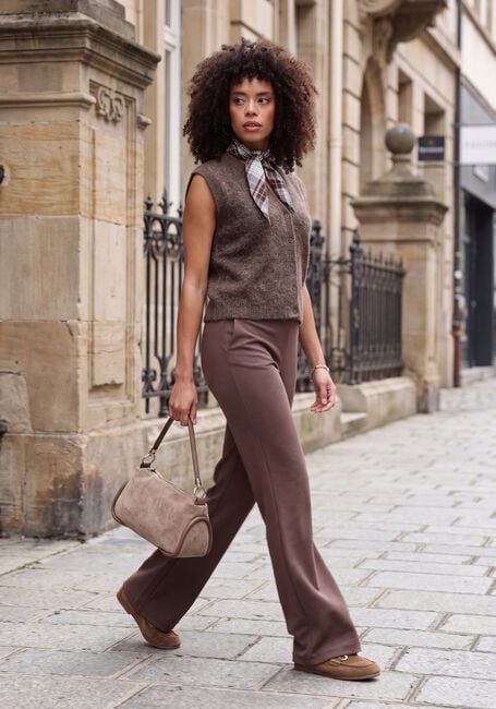 Bruine MOSCOW Wijde broek 66-02-TONY - large