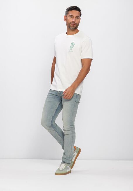 Blauwe PURE PATH Slim fit jeans THE RYAN SLIM FIT JEANS - large