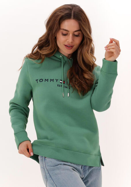 eiland Belangrijk nieuws ritme Groene TOMMY HILFIGER Sweater REGULAR HILFIGER HOODIE | Omoda