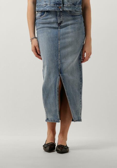MY ESSENTIAL WARDROBE Jupe midi DANGOMW 144 LONG SKIRT Bleu clair - large