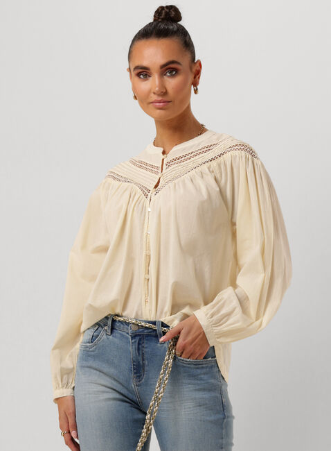 Beige CIRCLE OF TRUST  TRIXIE BLOUSE - large