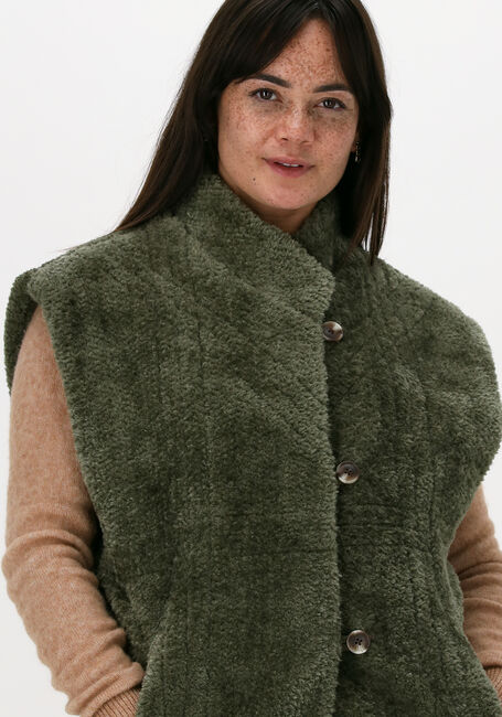 Groene ANOTHER LABEL Bodywarmer UNNI VEST - large
