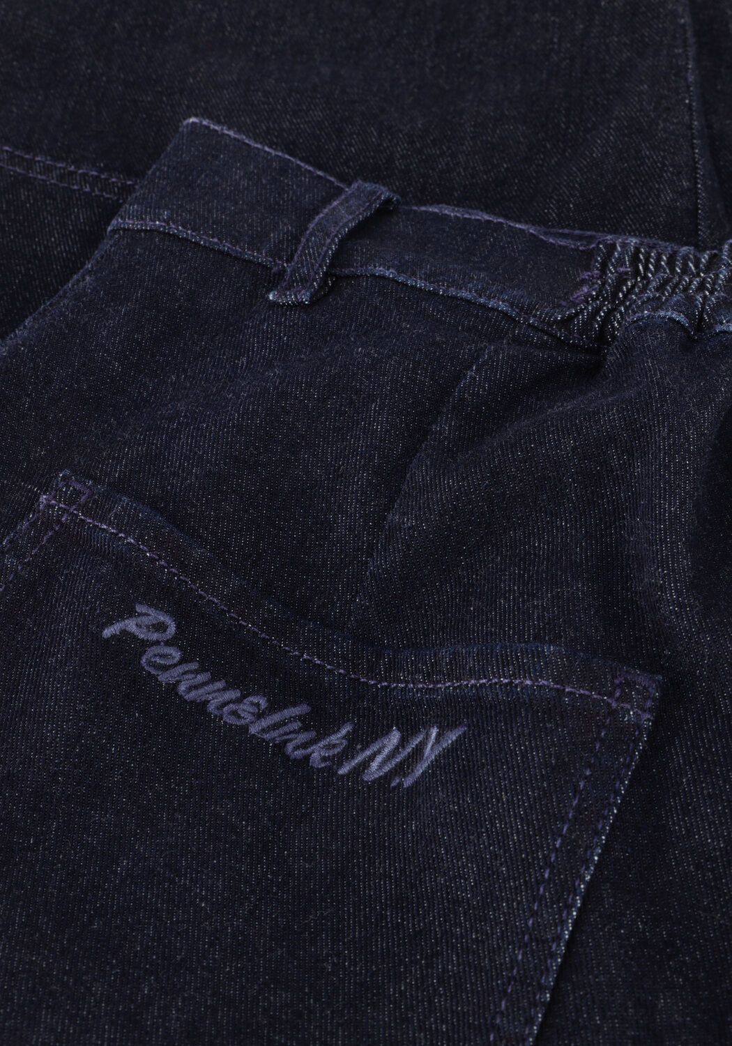 PENN & INK Pantalon cargo TROUSERS Bleu fonc&eacute; - large