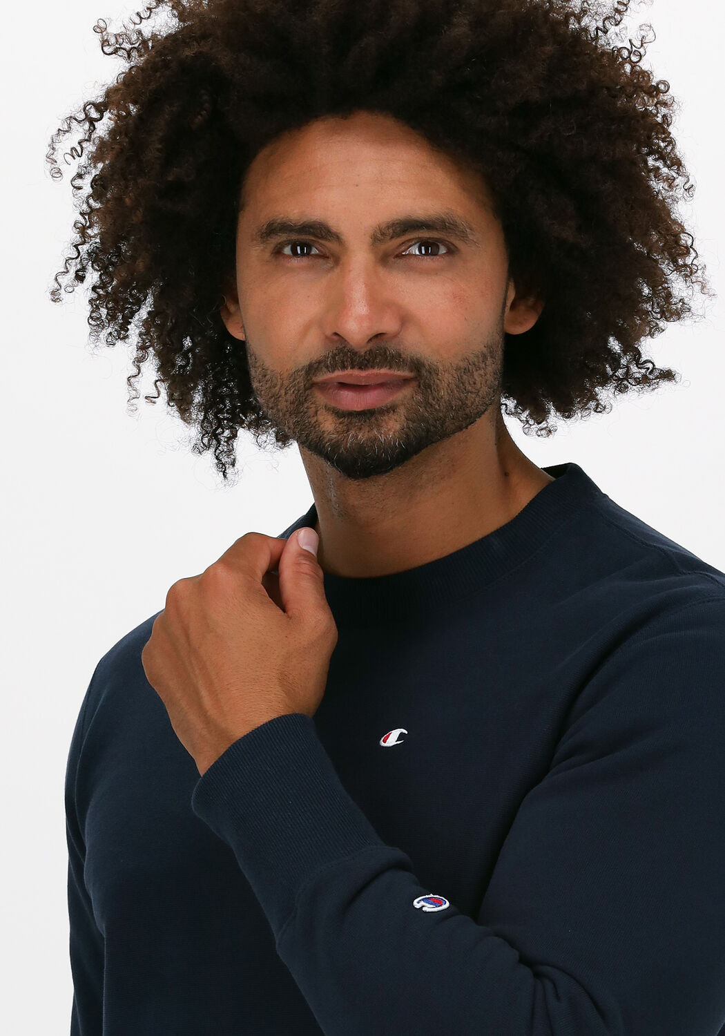 CHAMPION Chandail REVERSE WEAVE SWEATSHIRT Bleu fonc&eacute; - large