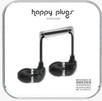 Zwarte HAPPY PLUGS Oordopjes IN-EAR - medium
