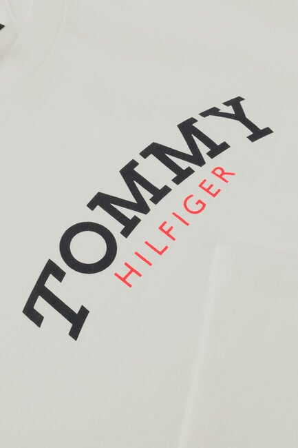 TOMMY HILFIGER T-shirt MONOGRAM GRAPHIC T-SHIRT en blanc - large
