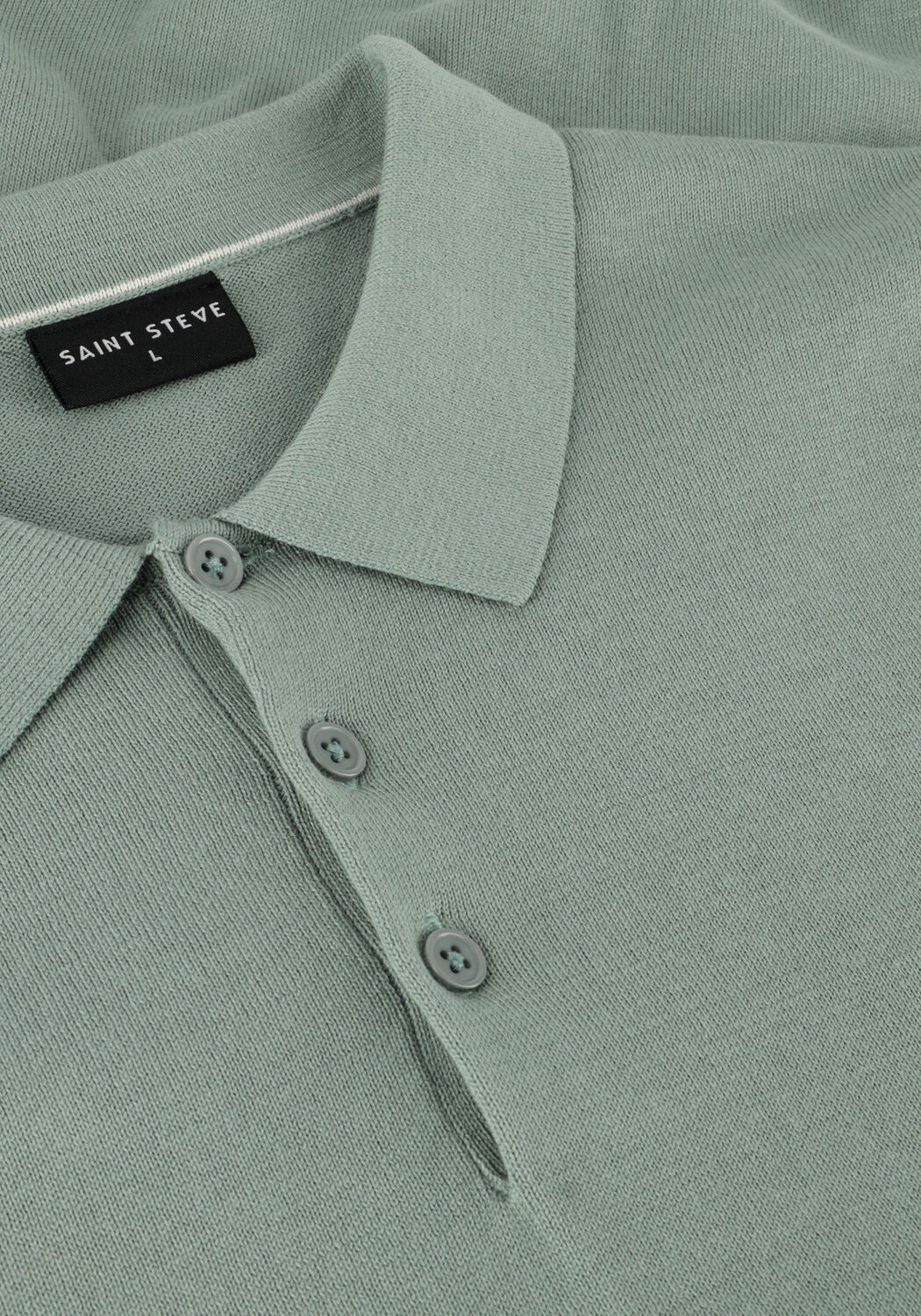 SAINT STEVE Polo CHRIS en vert - large