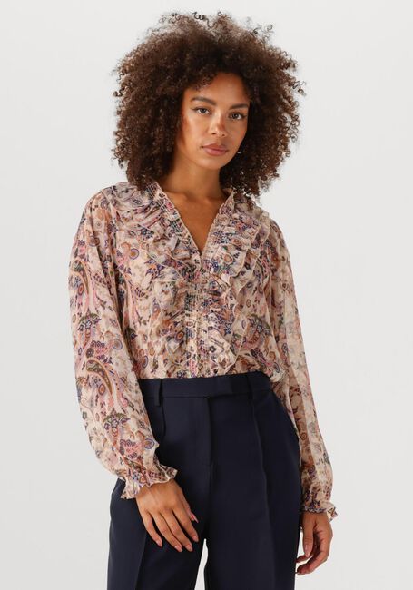 Beige NEO NOIR  IVEY ART PAISELY BLOUSE - large