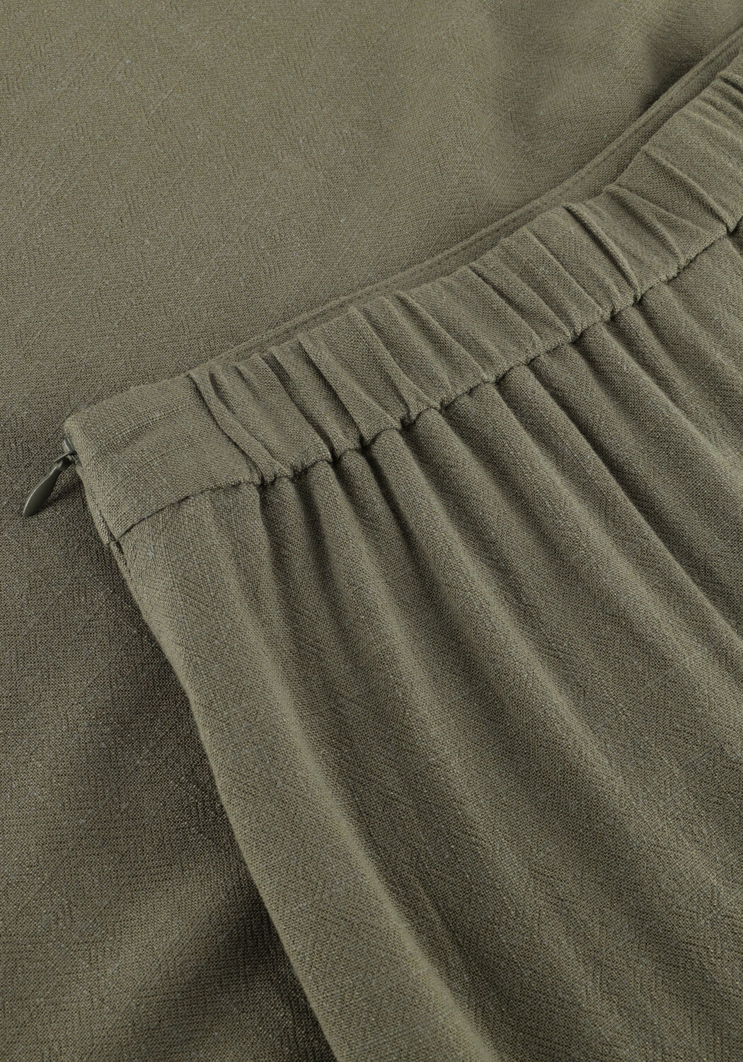 SELECTED WOMEN Jupe maxi SLFVIVA HW ANKLE LINEN BLEND SKIRT en vert - large