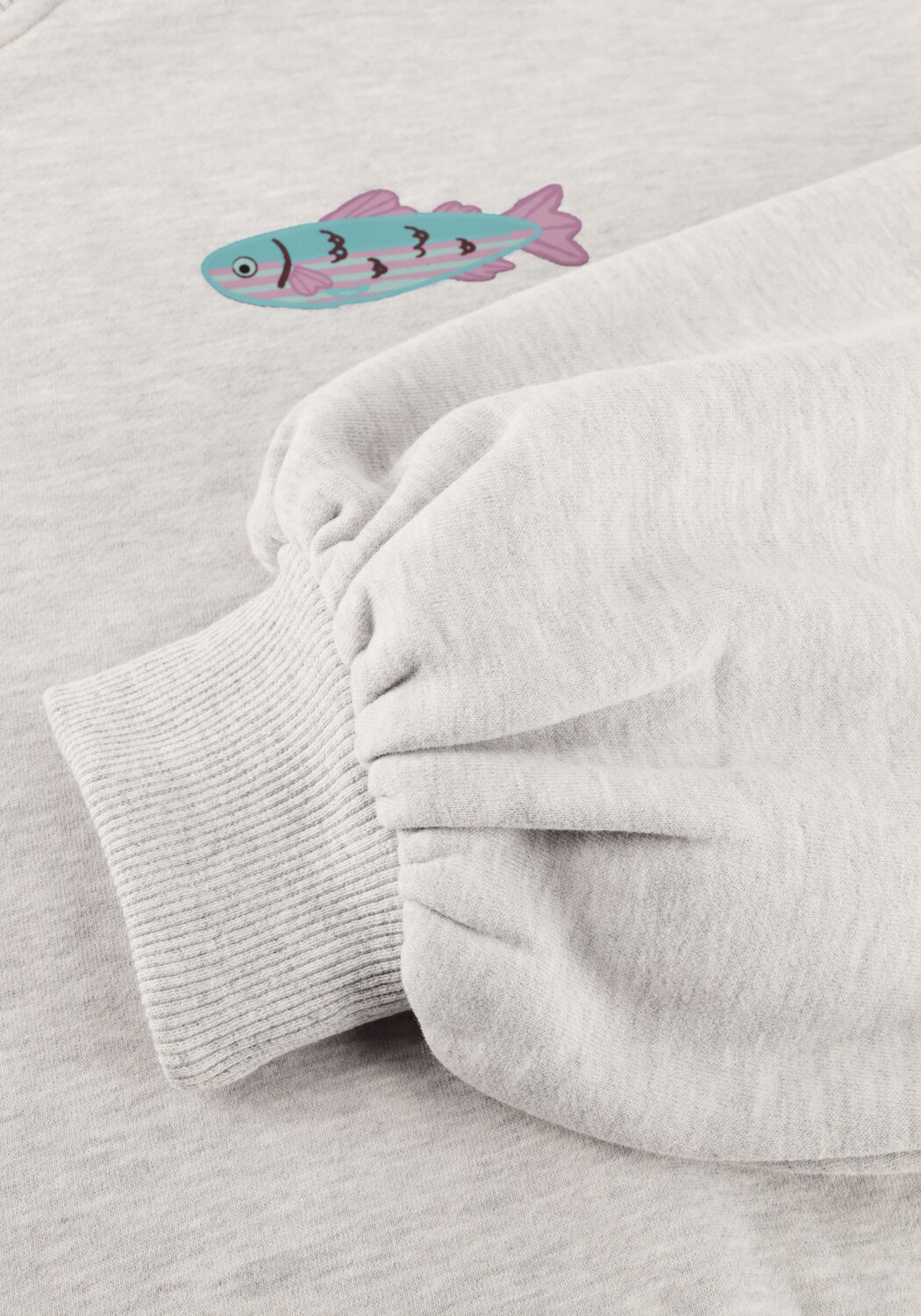 YDENCE Chandail SWEATER TRUE CATCH Gris clair - large