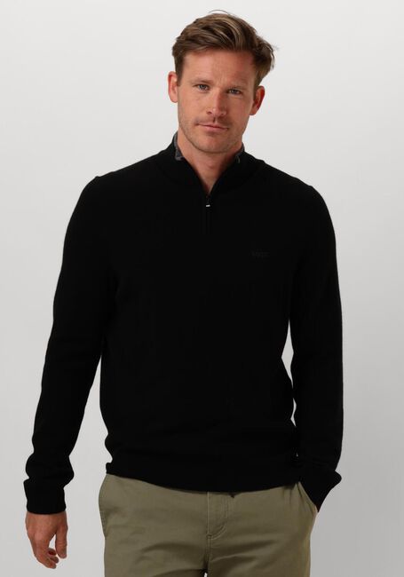 BOSS BLACK Pull EMARLO en noir - large