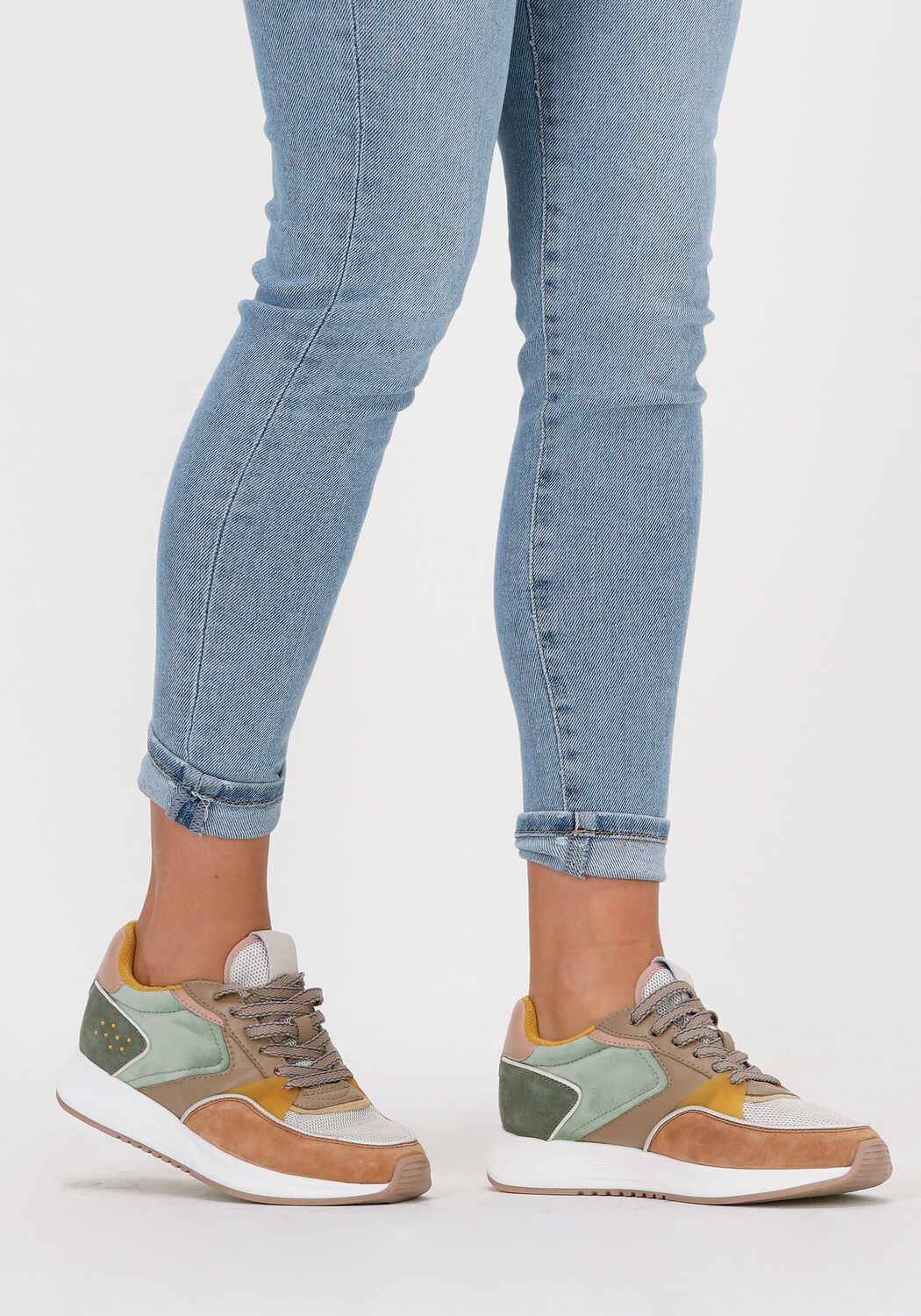 THE HOFF BRAND Baskets basses NAVONA en vert - large