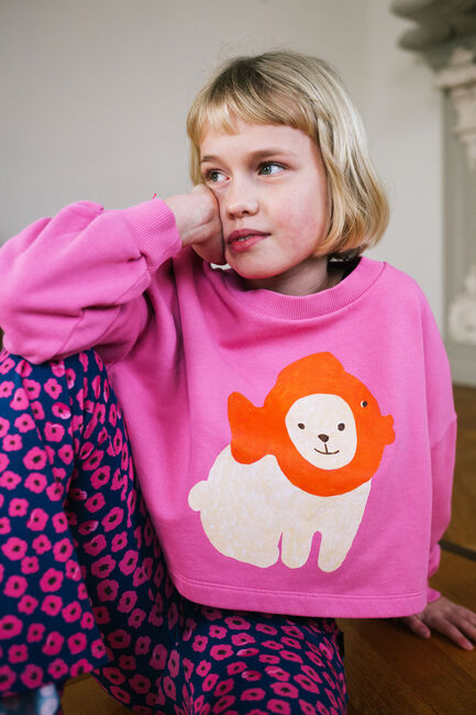 Roze DAILY BRAT Flared broek STARBURST LILY FLARED PANTS Roze DAILY BRAT Flared broek STARBURST LILY FLARED PANTS - large