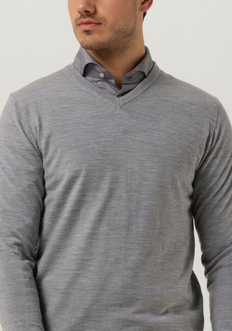 PROFUOMO Pull PULLOVER V-NECK Gris clair - large