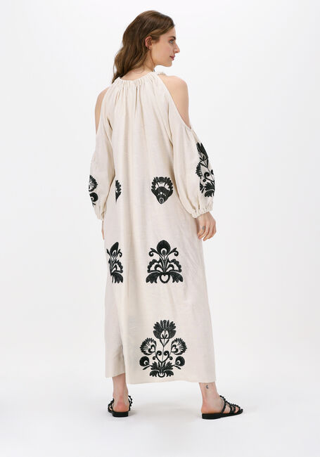 Zand ACCESS Maxi jurk DRESS WITH OPEN SHOULDERS AND EMBROIDERIES - large